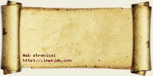 Isidora Orbović vizit kartica